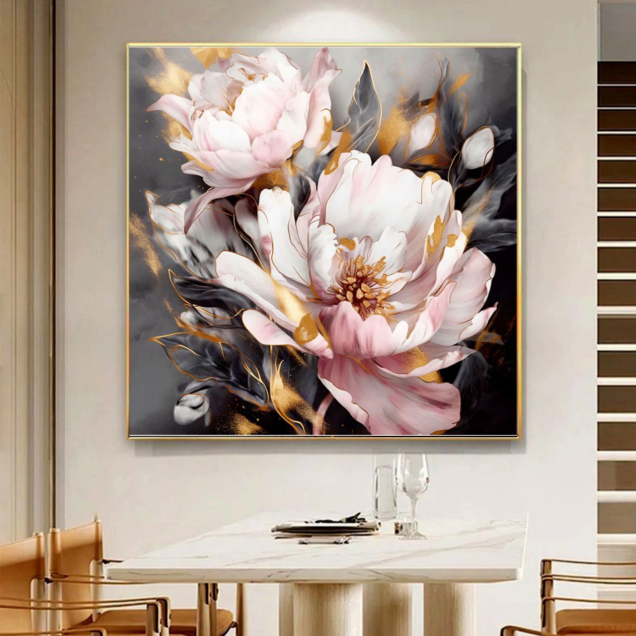 تابلو دکوراتیو مینیمال سه بعدی طرح ساره کد s۰۹۷