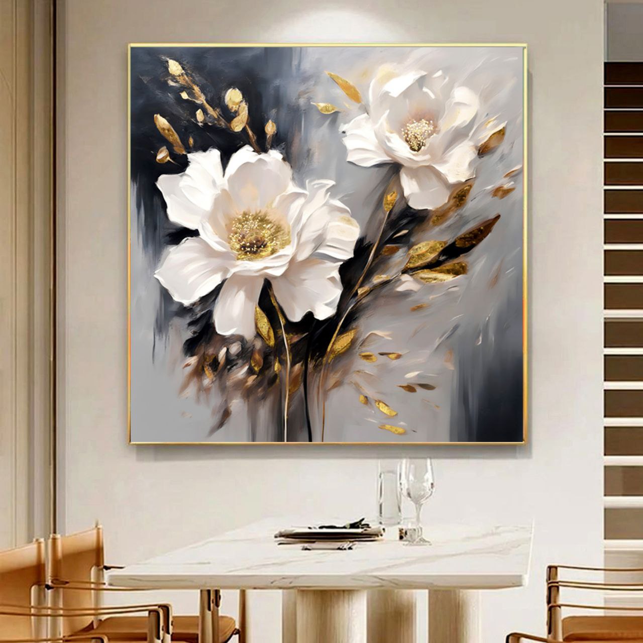 تابلو دکوراتیو مینیمال مدل شاهین کد i43